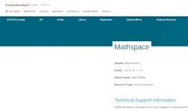 
							         Mathspace | Fairfax County Public Schools								  
							    