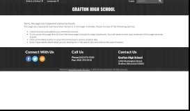 
							         MathXL for Schools - Grafton High School								  
							    