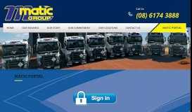 
							         Matic Portal - Matic Group | Specialised Transport, Logistics ...								  
							    