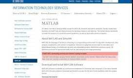 
							         MATLAB - Information Technology Services - UC Santa Cruz								  
							    