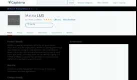 
							         Matrix LMS Reviews and Pricing - 2019 - Capterra								  
							    