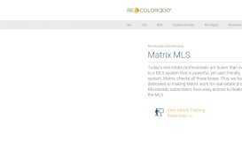 
							         Matrix MLS | Multiple Listing Service | REcolorado Core Services								  
							    