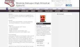 
							         Matt Breitbach - Western Dubuque Community School District								  
							    