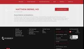 
							         Matthew Berke, MD - Southside Pain Specialists								  
							    