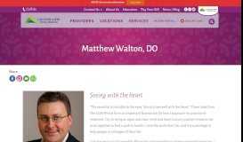
							         Matthew Walton, DO - Canyon View Family Medicine								  
							    