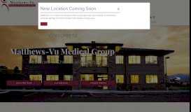 
							         Matthews-Vu Medical Group: Home								  
							    