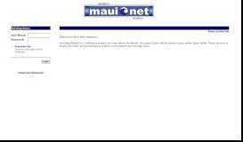 
							         Maui Net: Web Mail								  
							    