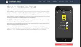 
							         Maurice Blackburn Asks IT - Shareable Apps								  
							    
