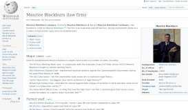 
							         Maurice Blackburn (law firm) - Wikipedia								  
							    