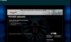 
							         Maveth (planet) | Agents of S.H.I.E.L.D. Wiki | FANDOM powered by ...								  
							    