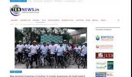 
							         Max Hospital organizes Cyclothon to create awareness on road ...								  
							    