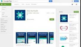 
							         Max MyHealth - Apps on Google Play								  
							    
