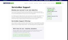 
							         MaxCare Customer Support | ServiceMax.com								  
							    