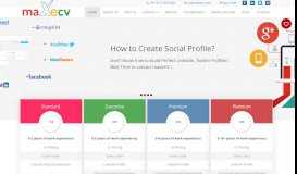 
							         MaxeCV: Resume Writing & Job Portal Profile Optimization Services								  
							    