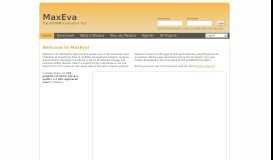 
							         MaxEva - The EPOMM Evaluation Tool								  
							    