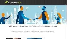 
							         Maximizer CRM Software - Affordable, Proven, Trusted ...								  
							    