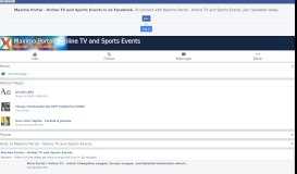 
							         Maximo Portal - Online TV and Sports Events - Home | Facebook								  
							    