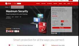 
							         Maximum Internet Security Software| Trend Micro								  
							    