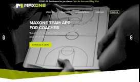 
							         MaxOne: Connecting Athletes to Coaching								  
							    