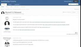 
							         Maxwell 3.2 Released - Maxwell Render Plugin - AutoDesSys Forums								  
							    