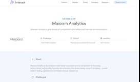 
							         Maxxam Analytics | Interact software - Interact Intranet								  
							    