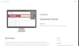 
							         Maxxam Customer Portal - Interpix Design Inc.								  
							    