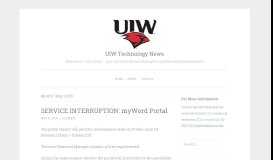 
							         May | 2018 | UIW Technology News								  
							    