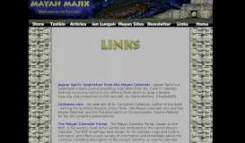 
							         Mayan Majix - Links page								  
							    