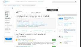 
							         maybank myaccess web portal - UpdateStar								  
							    