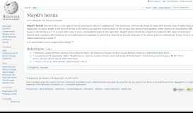 
							         Maydl's hernia - Wikipedia								  
							    