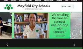 
							         Mayfield City Schools								  
							    