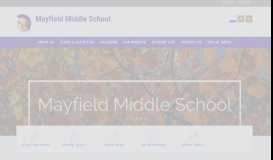 
							         Mayfield Middle School | Home of the Trojans - Putnam City Schools								  
							    