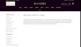 
							         Mayors Credit Card | Mayors								  
							    