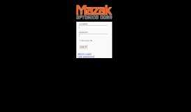 
							         Mazak Optonics Corp Sales Portal								  
							    