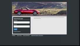 
							         Mazda Motors Portal								  
							    