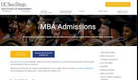 
							         MBA Admissions								  
							    
