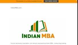
							         MBA in India :: Top BSchools in India | Distance MBA | Executive MBA ...								  
							    