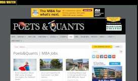 
							         MBA Jobs - Poets and Quants								  
							    