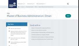
							         MBA Master of Business Administration in Oman | University of ...								  
							    