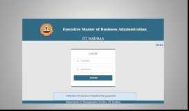 
							         MBA_Admission - DoMS IIT Madras								  
							    
