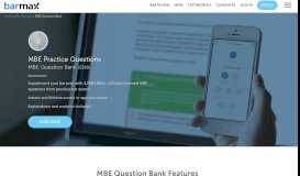 
							         MBE Practice Questions - Multistate Bar Exam - TestMaxPrep								  
							    