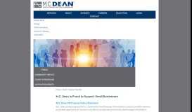 
							         M.C. Dean, Inc. Supplier Diversity								  
							    