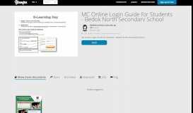 
							         MC Online Login Guide for Students - Bedok North Secondary ...								  
							    