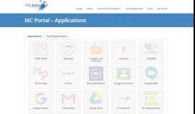 
							         MC Portal – Applications – ICT Services								  
							    