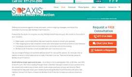 
							         McAfee Email Protection - Solaxis								  
							    