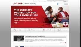 
							         McAfee Mobile Security, the leading mobile security service for ...								  
							    