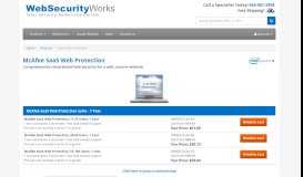 
							         McAfee SaaS Web Protection | WebSecurityWorks.com								  
							    