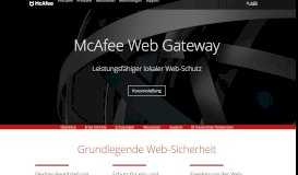 
							         McAfee Web Gateway: Web-Sicherheit | McAfee								  
							    