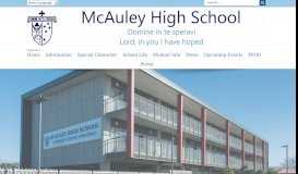 
							         McAuley High School								  
							    