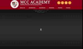 
							         MCC Academy								  
							    